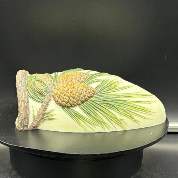 Vintage Ibis & Orchid Design #126 Pine Cone Wall Pocket Planter - Picture 5 of 9